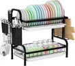 2 Tier Stainless Steel Dish Rack - 2
