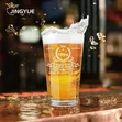 Vintage Beer Glass & Barrel Gift Set - 3