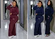 Ladies' Flair Tracksuits - Burgundy - 3