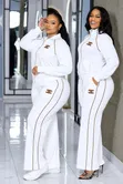 Ladies' Flair Tracksuits - Burgundy - 4