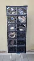 6-Tier Shoe Rack Organizer with 12 Compartments & Clear Doors - 1