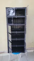 6-Tier Shoe Rack Organizer with 12 Compartments & Clear Doors - 4