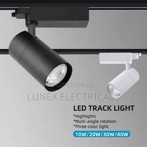 220V COB LED Track Spotlight kwa Supermarket Warehouse