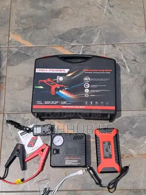 12V 99800mAh Emergency Car Jump Starter with Air Compressor