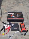 12V 99800mAh Emergency Car Jump Starter with Air Compressor - 2