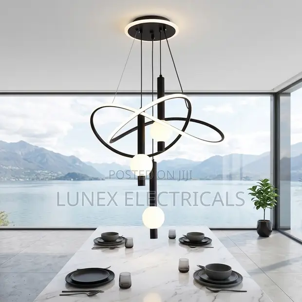 Simple LED Chandelier - Metal Indoor - 1