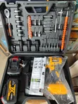 DeWALT-style 198V Cordless Drill/Driver Tool Kit - 1