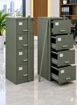 Boss Office Products Green Metal Storage Cabinet - 2