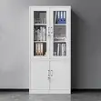 Gray Half Glass Filling Cabinet - 1
