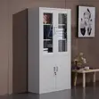 Gray Half Glass Filling Cabinet - 2