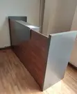 1.8m Executive Reception Desk - Brown - 2