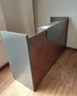 1.8m Executive Reception Desk - Brown - 4