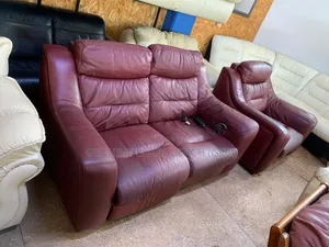 Ex-UK Electric Recliner Leather Sofa