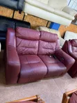 Ex-UK Electric Recliner Leather Sofa - 2