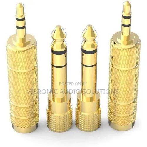 6.35mm to 3.5mm Audio Adapter Converter (4-Pack) - 1