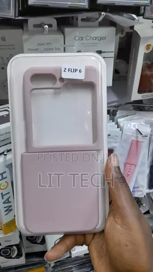Liquid Silicone Case for Samsung Z Flip 6 - Beige