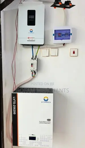 24V 5kW Solar System with 4kW Hybrid Inverter & 5.12kWh Battery