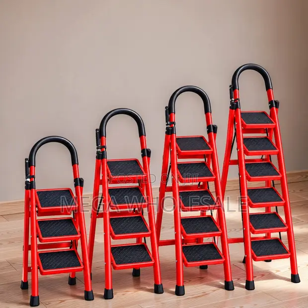 Premium 2, 3, 4, 5 Step Folding Ladder - 1