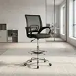 Height Adjustable Clerical Cashier Chair - 2