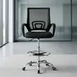 Height Adjustable Clerical Cashier Chair - 3