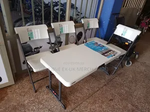 Lifetime Foldable Table and 4 Chairs Set