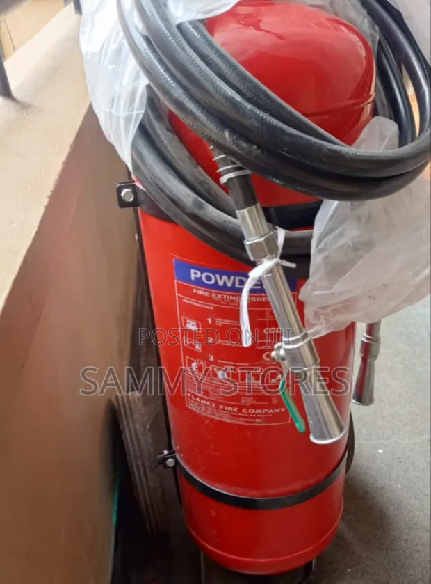 Heavy Duty Fire Extinguisher with Trolley - 1