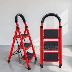 2, 3, 4, 5 Step Folding Ladder with Safety Treads