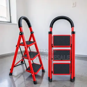 2, 3, 4, 5 Step Folding Ladder with Ergonomic Handle