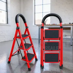 2, 3, 4, 5 Step Folding Ladder with Strong Hinges