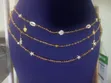 Custom Waistbeads - Pink/Gold with Starfish Charms - 2