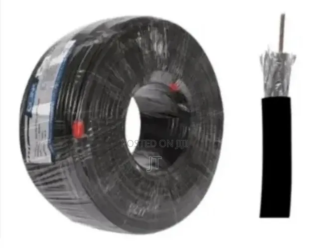 100m RG6 Coaxial Aerial Cable Roll - 1