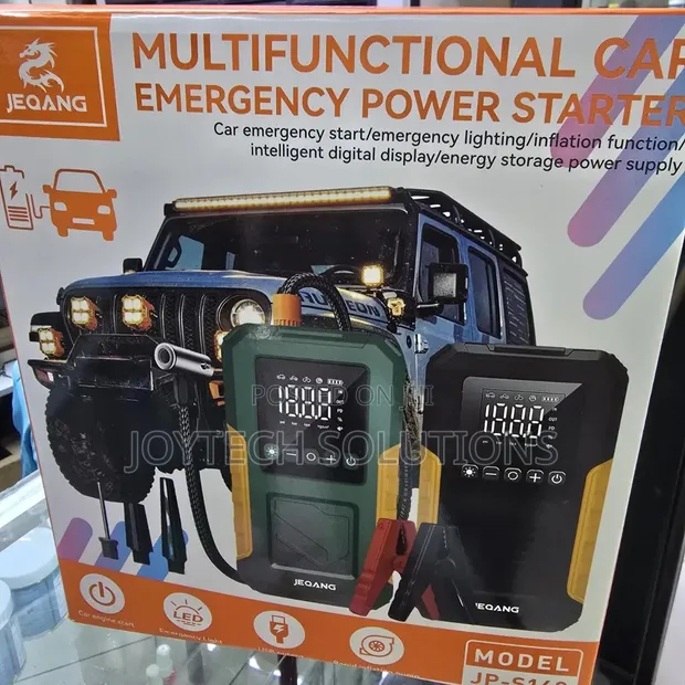 Portable Car Battery Booster with Digital Display (30,000mAh) - 1
