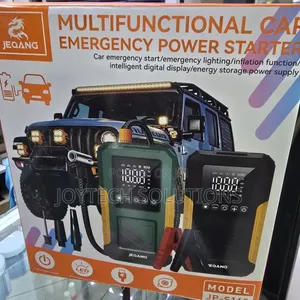 Portable Car Battery Booster with Digital Display (30,000mAh)