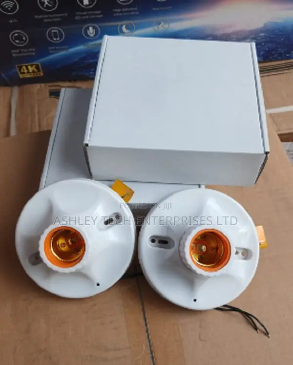 Bulb Holder CCTV Camera - Remote Monitoring - 1
