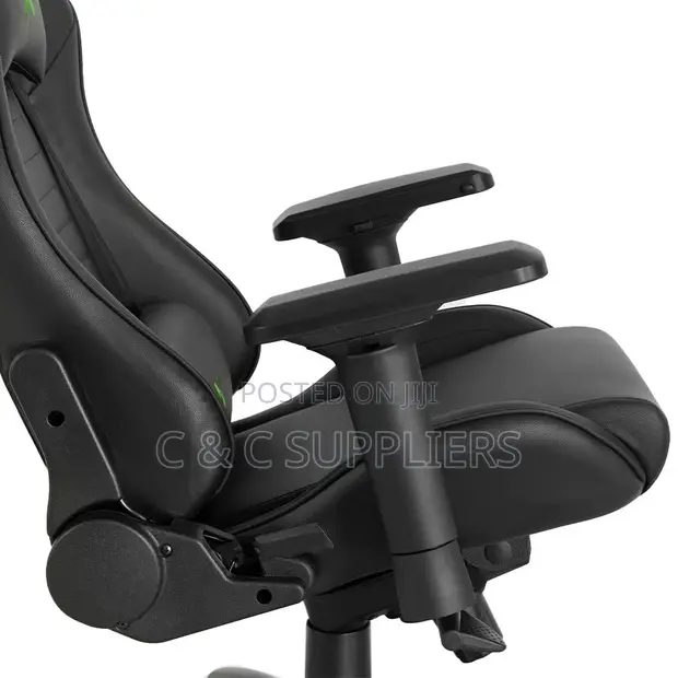 Black Leather Gaming Chair - 1