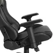Black Leather Gaming Chair - 1