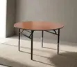 1.8M 4-Seater Brown Meeting Round Table - 3