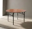 1.8M 4-Seater Brown Meeting Round Table - 4
