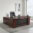 Mahogany CEO's Table - 180cm - 2
