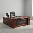 Mahogany CEO's Table - 180cm - 5