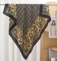 70x70cm Classic Scarf - Multi-Color Logo Pattern - 5