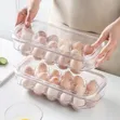 16 Grid Egg Holder with Handle & Lid - 1