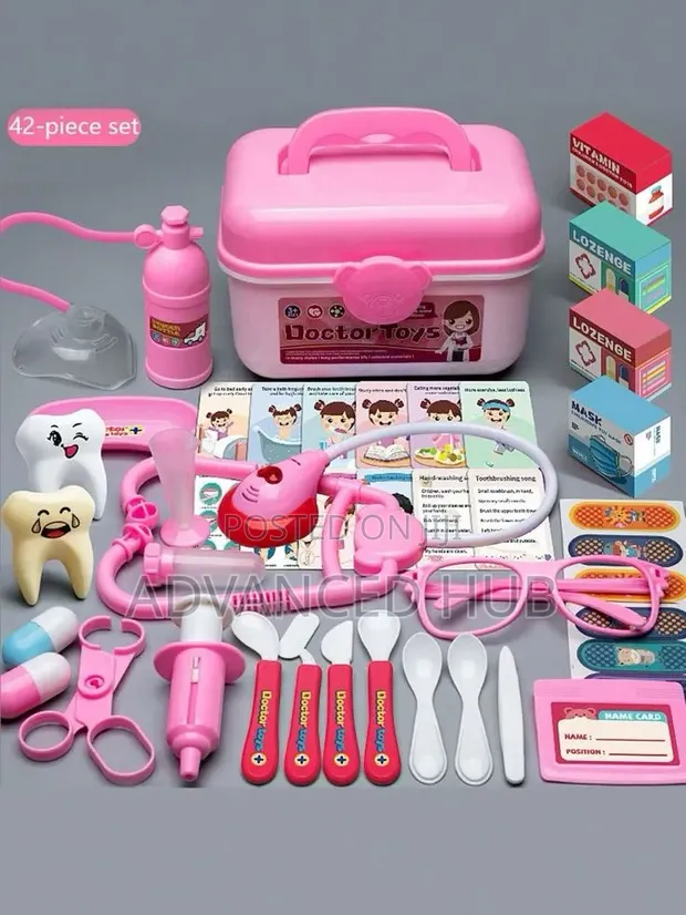 Kids Doctor Play Set - Kiti cha Daktari cha Kuchezea - 1