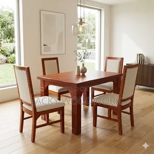 Transitional Nailhead Dining Set (4-Person)