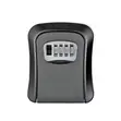 Sanduku la Kufungia Ufunguo wa Metali - 4 Dial Password Key Safe - 3
