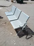 Brand New 3-Seater Heavy-Duty Office Bench - 1