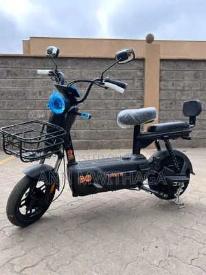 New 2022 Electric Mini Bike - Black