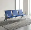 3-Link Padded Blue Reception Bench - Brand New - 3