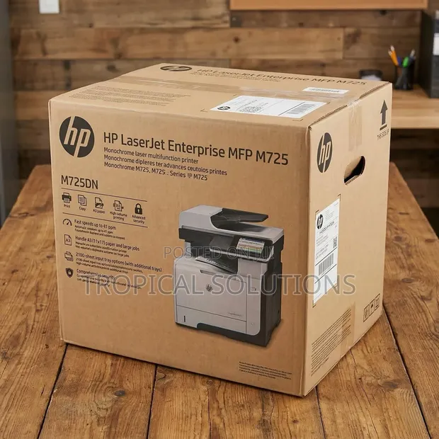 HP LaserJet Enterprise MFP M725dn Printer - 1