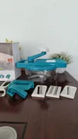 2-in-1 Manual Food Processor, Chopper & Grater with Peeler - 5
